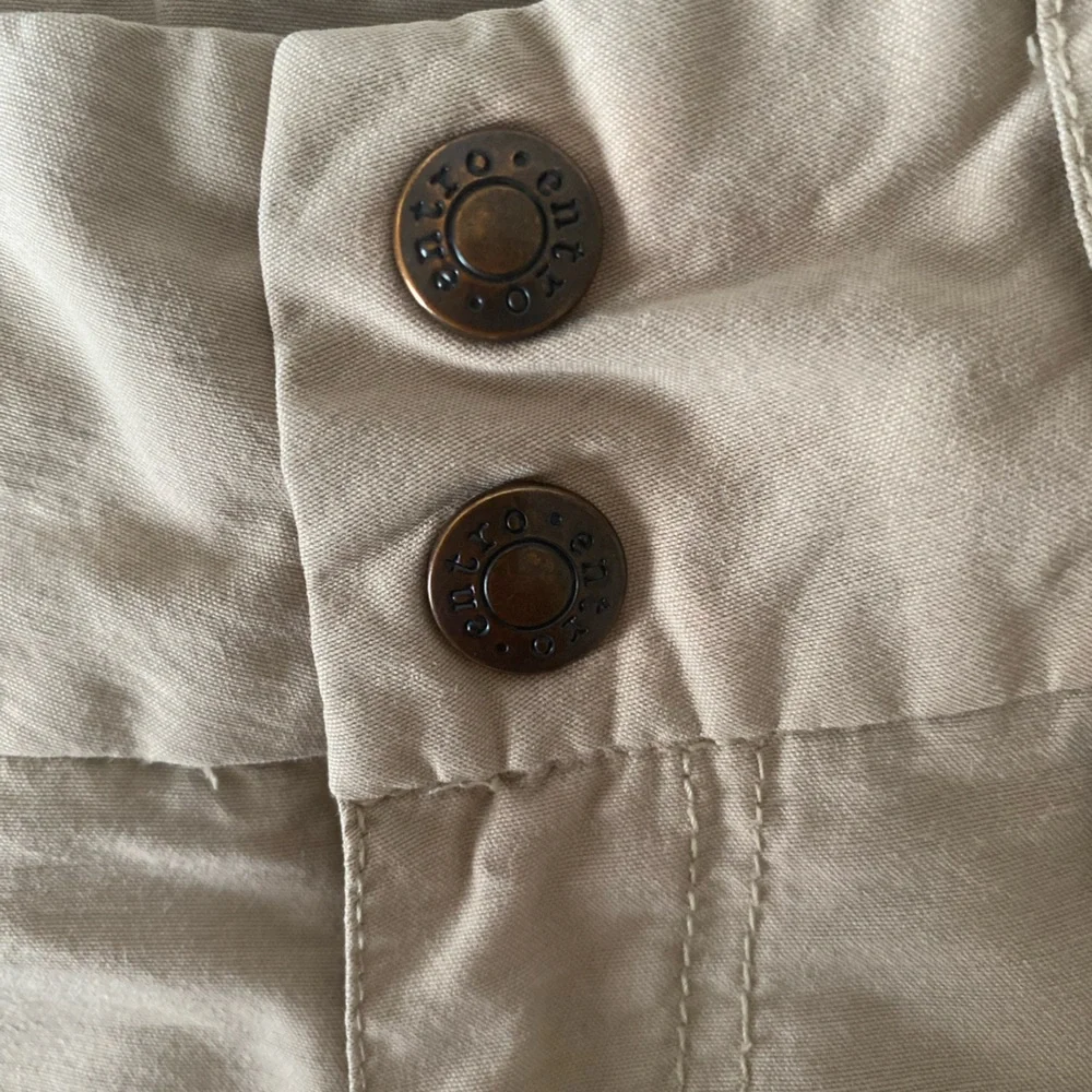 VINTAGE Y2K Khaki Embroidered Low Rise Cargo Pants - Picture 7 of 9